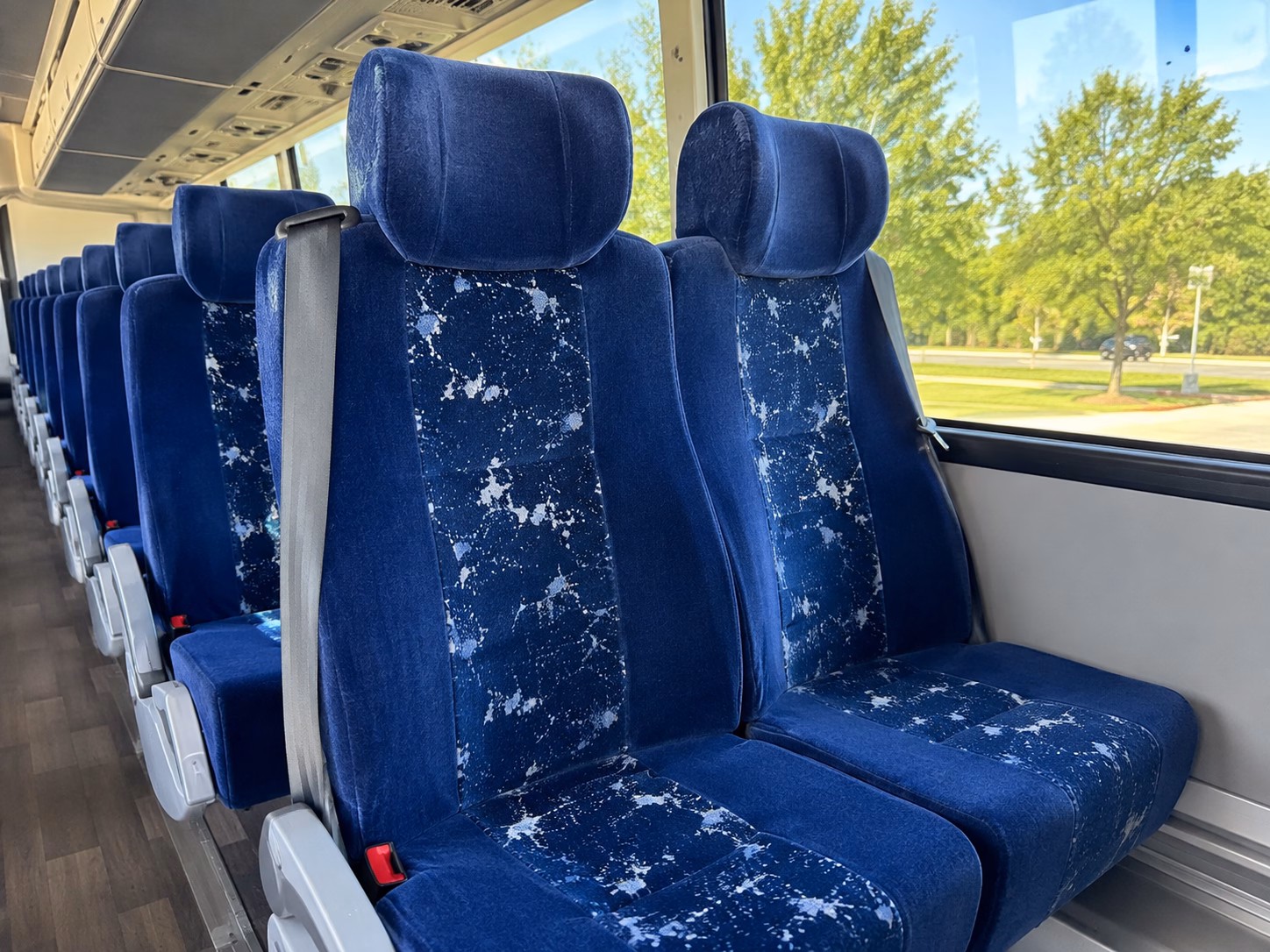 rochester charter bus interior gallery
