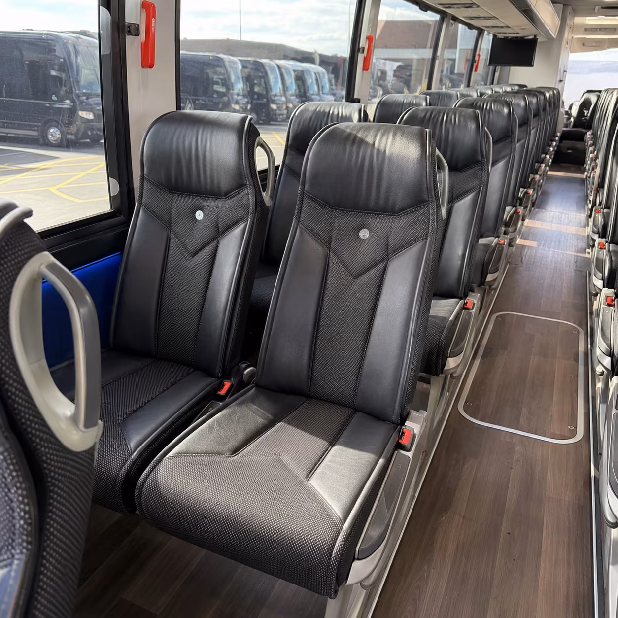 rochester charter bus interior